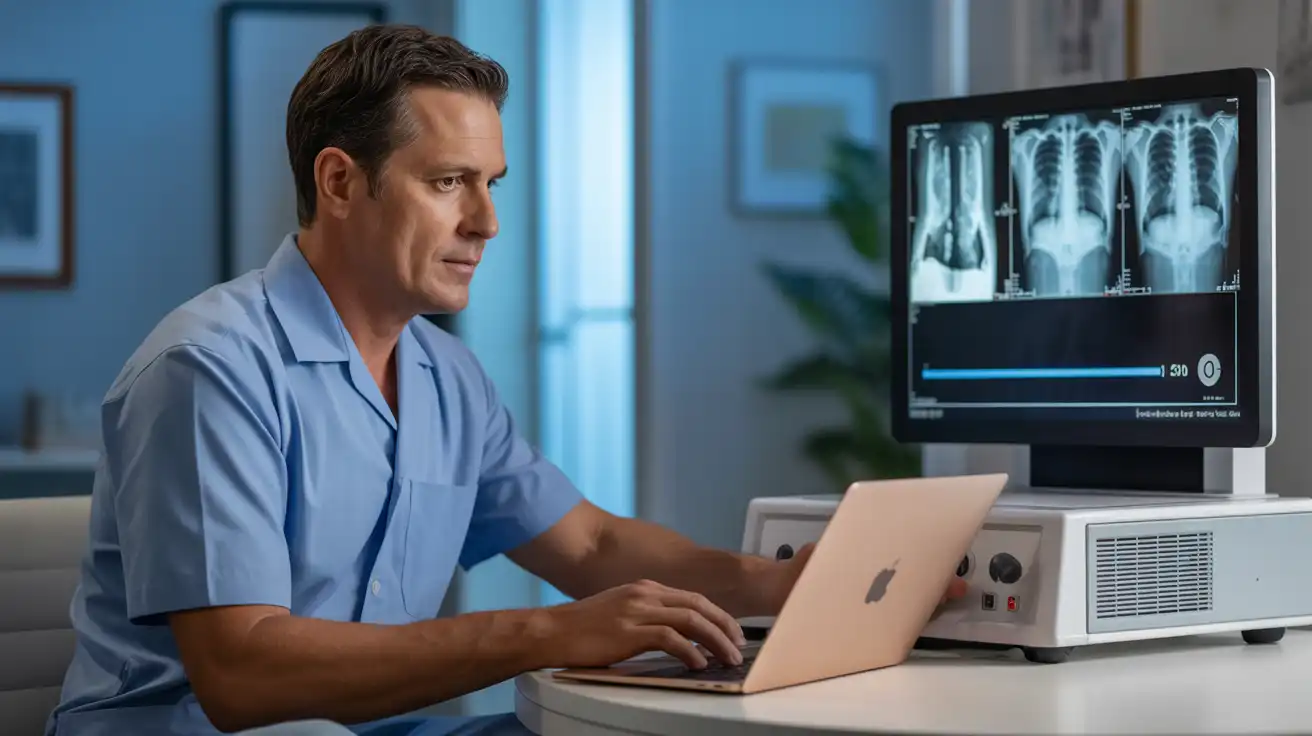 il radiologo referta le immagini radiologiche arrivate