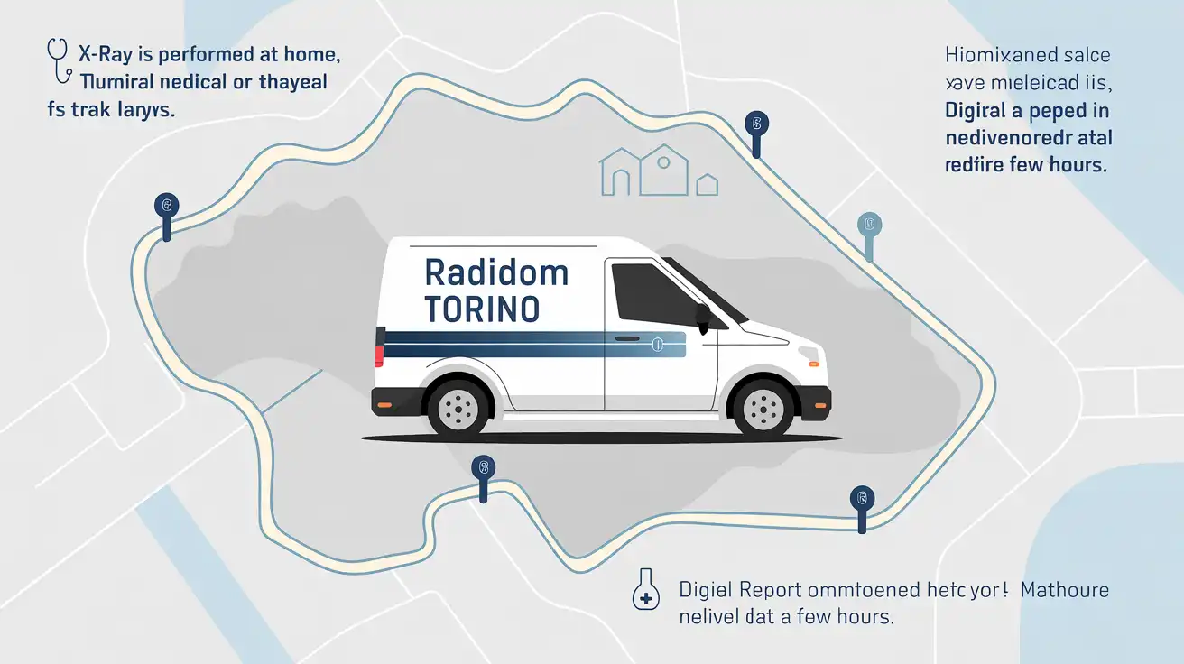 infografica del nostro servizio di lastre a domicilio che copre tutta torino e provincia