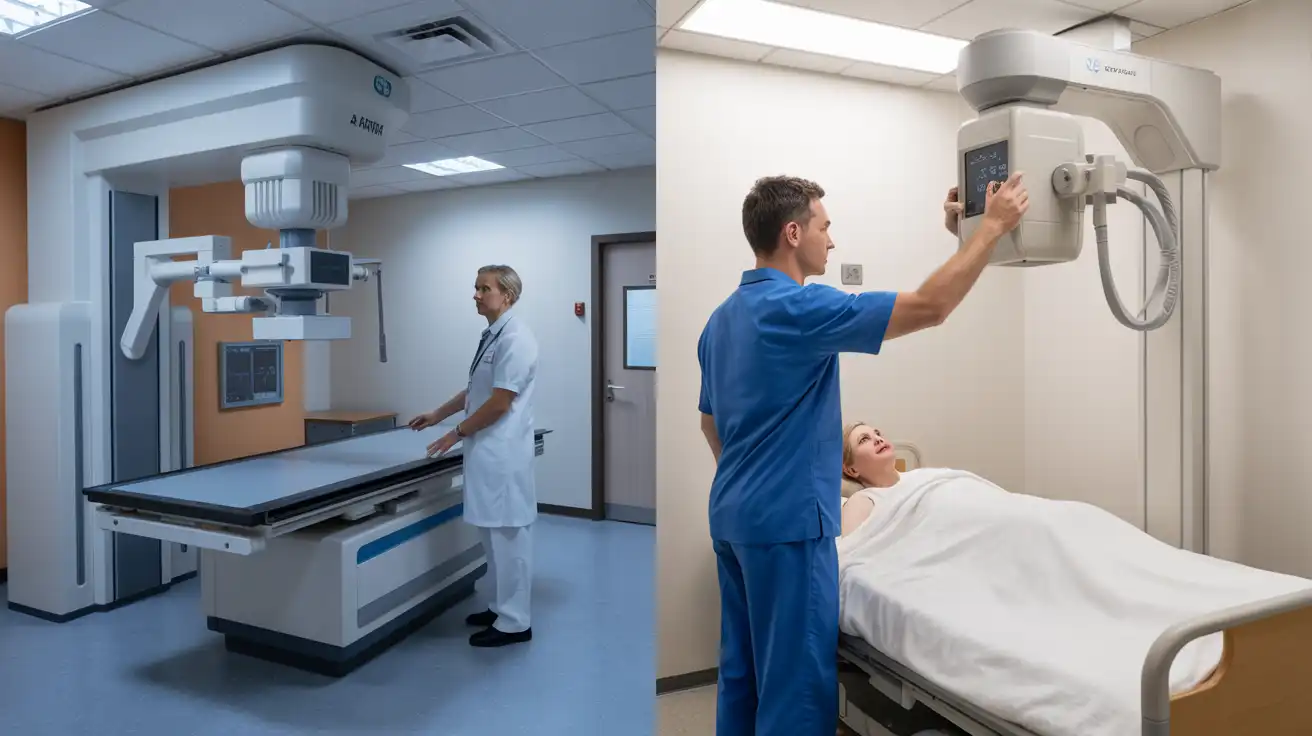 paragone tra macchinari di ospedale e i nostri macchinari portatili di ultima generazione